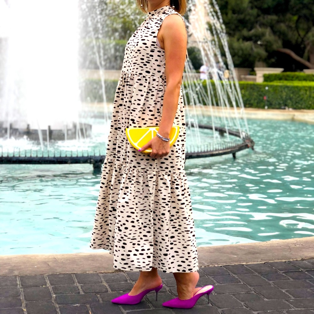ASOS DESIGN Petite tiered sleeveless dress 👗